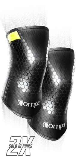 Compex 5 mm Térd Rögzítő Súlyemeléshez - 1 Pár (2 db)