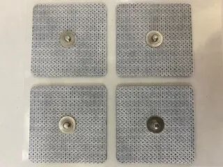 ELB 48x48 mm öntapadó elektróda szett - "Snap" (bepattintós) csatlakozóval - 4 db / szett