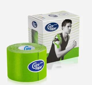 CURETAPE "SPORTS" kineziológiai szalag - tape - "lime" színben